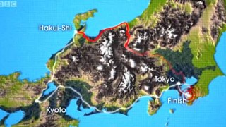 日本海側から太平洋側までクルマと電車で行ったらどちらが速いか？ その１