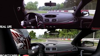 【驚愕】ゲームと現実の見分けが付かない…  Project CARSでルノーメガーヌRSのMTに試乗