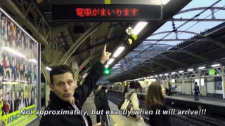【海外の反応】驚愕 これが日本のおもてなしか.. 電車が定刻通り、寸分の狂いもなく正確に来るぞw 外国人が見た日本の電車は正確すぎると話題に。